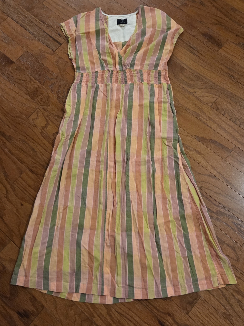 Ace & Jig Medium Faye dress in "Sorbet" stripe pattern
